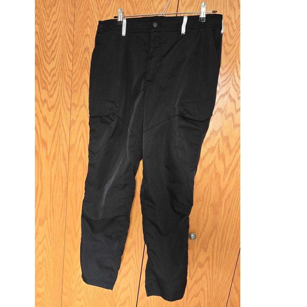 Duluth Trading Co Womens Black Ripstop Cargo Pants Hiking Outdoor Size 14 Reg
